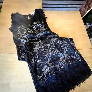 Elegant Black Lace Dress
